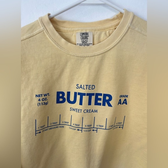 Butter Lovers Sweatshirt Salted and Sweet Cream Size Small - Picture 3 of 6